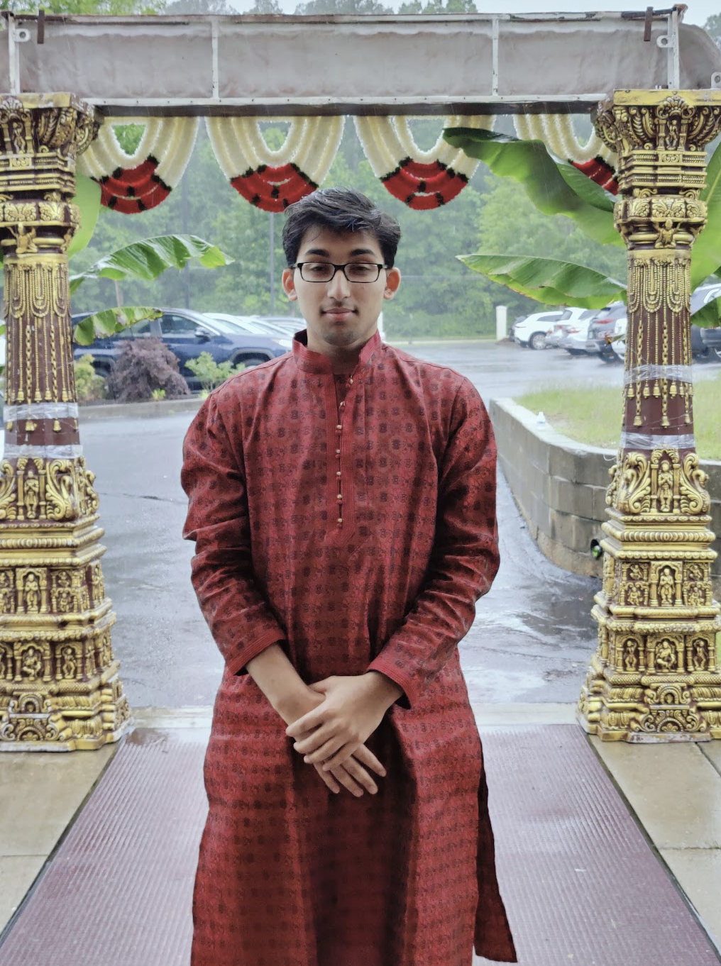 Vedarsh in traditional attire