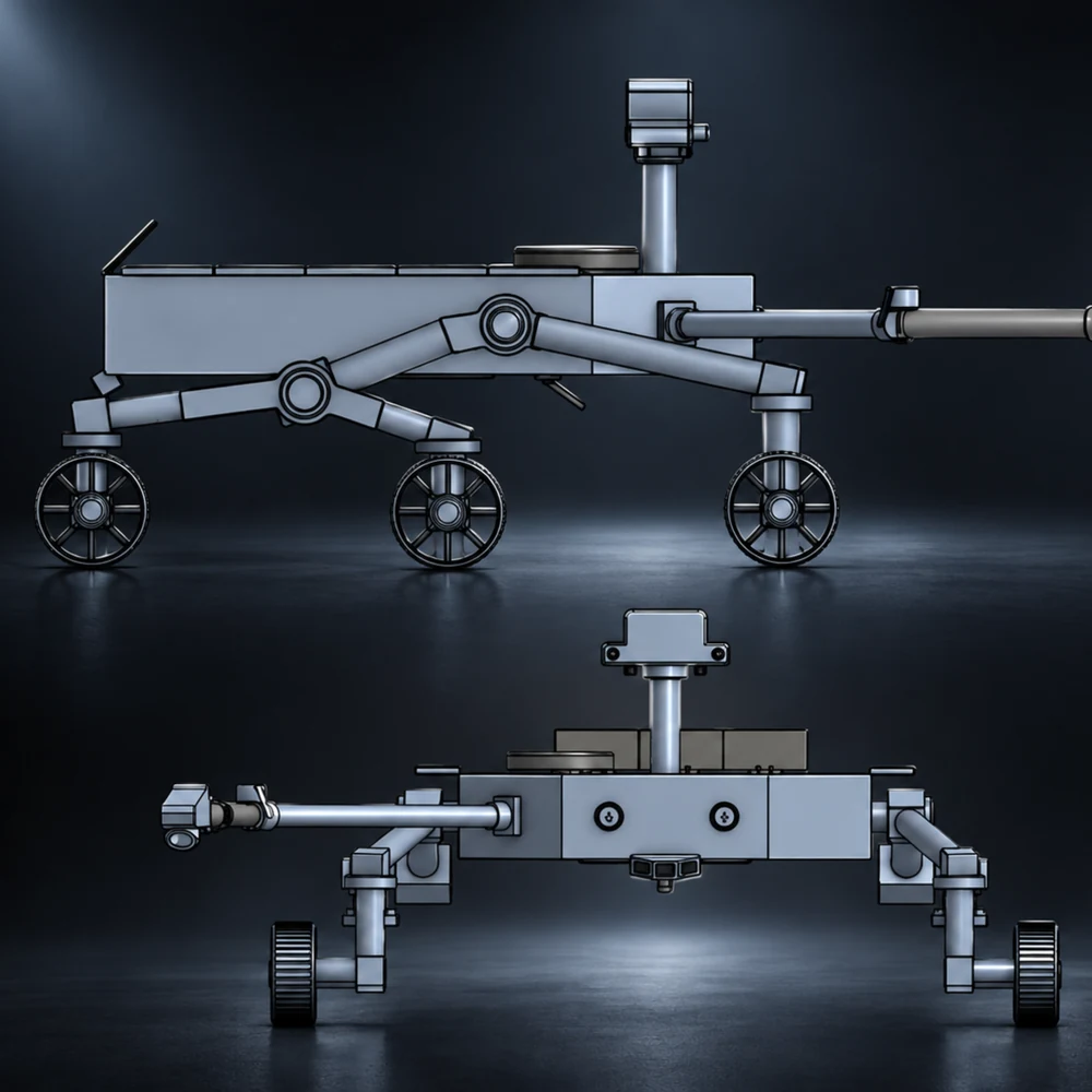 Lunar Rover — hover reveal
